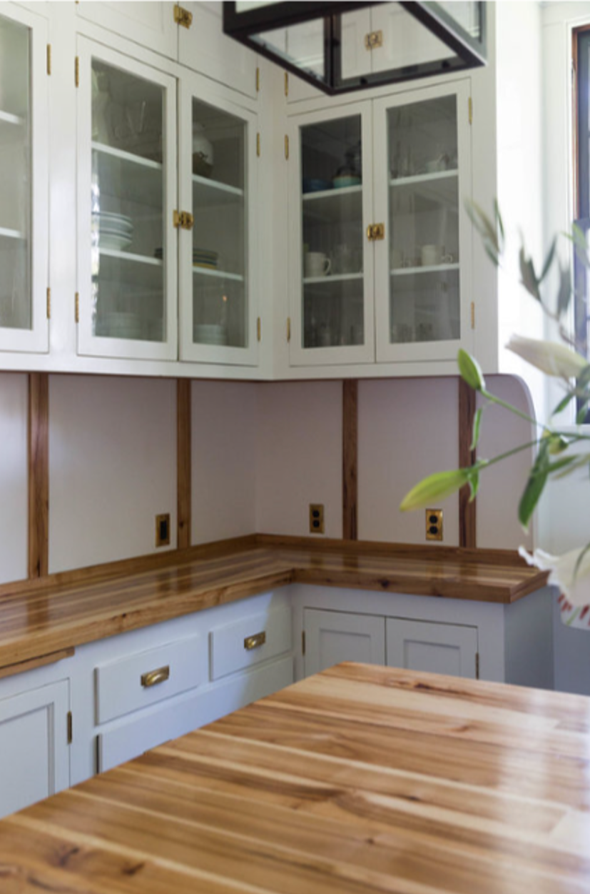 raised cabinets